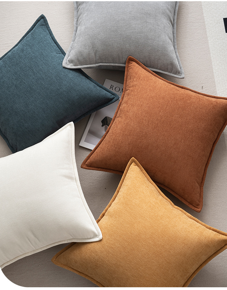 ปลอกหมอนอิงผ้าเชนิลล์นุ่มสไตล์ - Pillow Cover 20X20 บทวิจารณ์และราคา