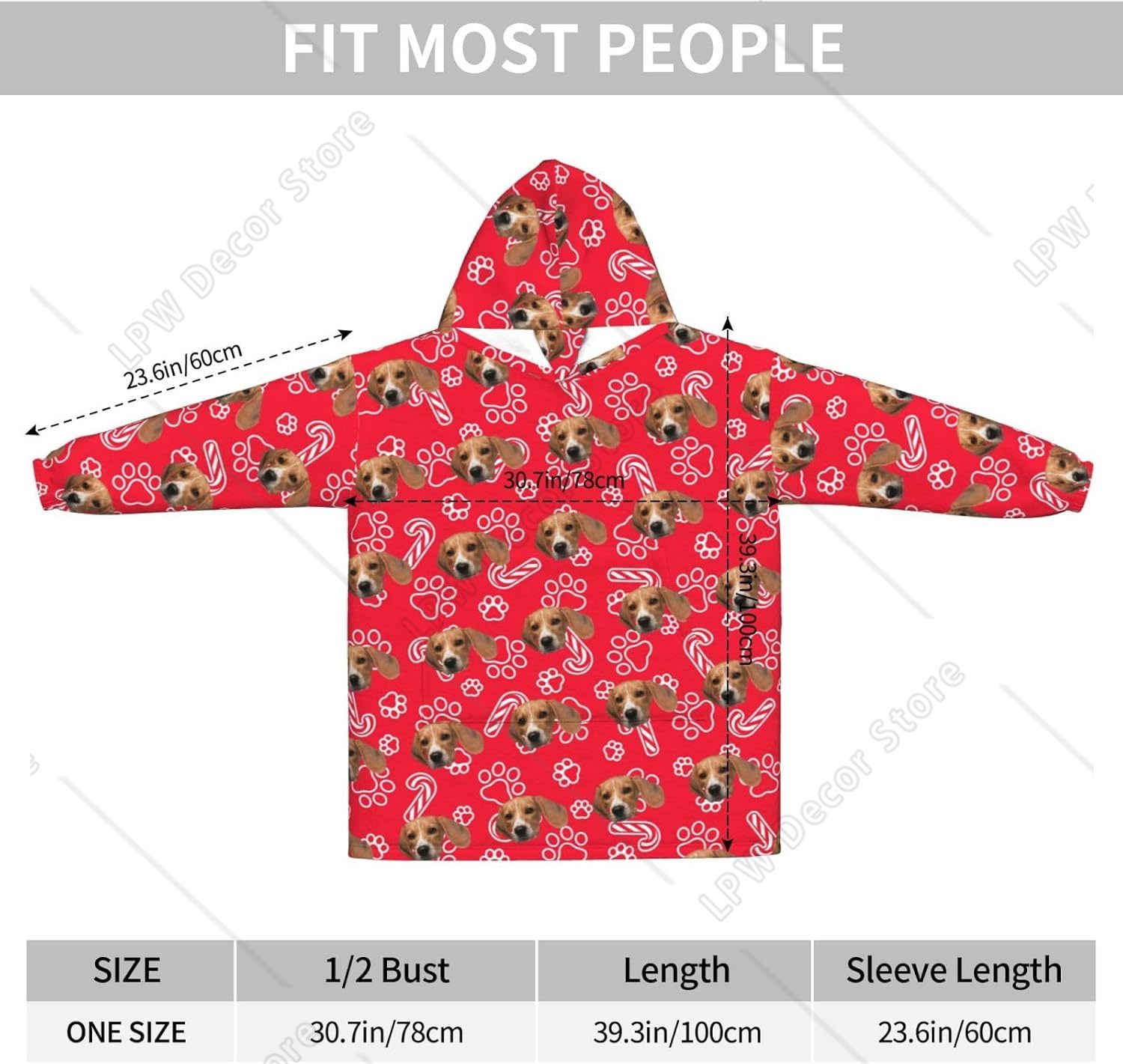 เสื้อคลุมฮู้ดแบบสวมใส่ได้สั่งท - Home Textiles Photos บทวิจารณ์และราคา