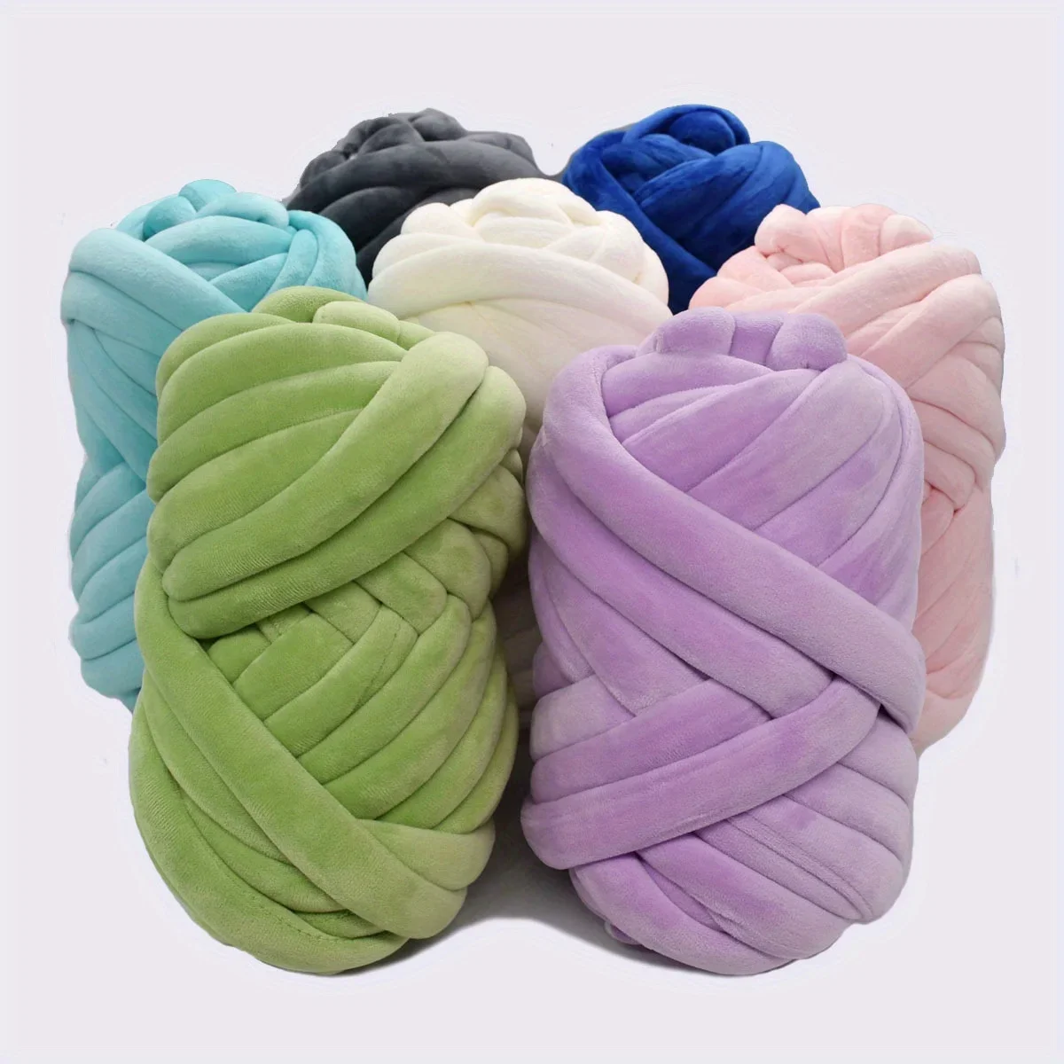 1 PC Giant Soft Chunky เส้นด้า - Throw Blanket Chunky Knit บทวิจารณ์และราคา
