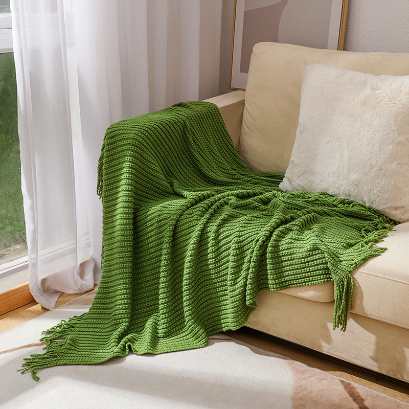 สิ่งทอเมืองNordicโยนผ้าห่มถักโ - Throw Blanket Chunky Knit บทวิจารณ์และราคา