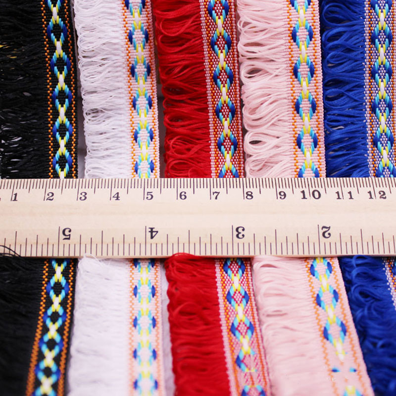 2 หลา/Lot พู่ Fringe Trim ผ้าพ - Home Ec Textiles บทวิจารณ์และราคา