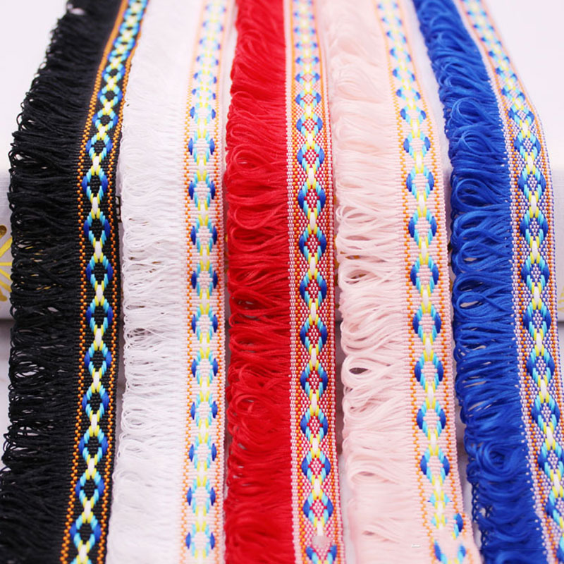 2 หลา/Lot พู่ Fringe Trim ผ้าพ - Home Ec Textiles บทวิจารณ์และราคา
