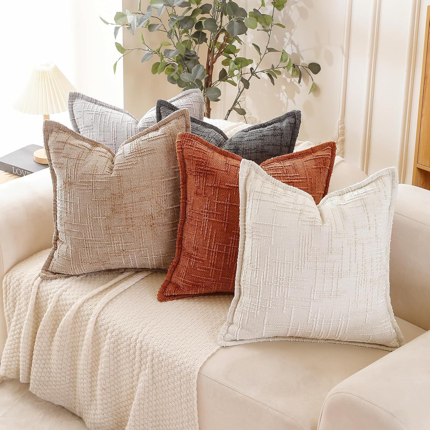 ปลอกหมอนอิงตกแต่งแบบนุ่ม 1 ชิ้ - Pillow Cover 20X20 บทวิจารณ์และราคา