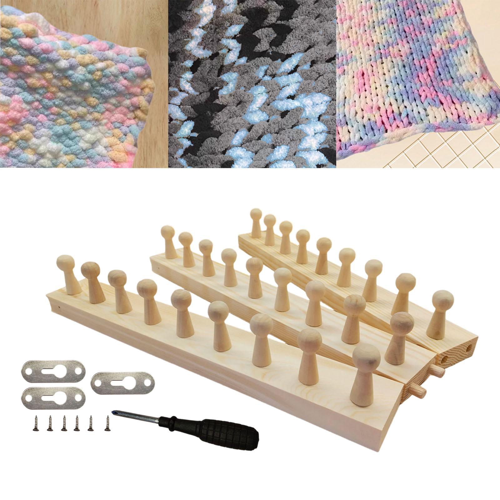 ชุดเครื่องทอผ้าถักแบบปรับได้ ส - Throw Blanket Chunky Knit บทวิจารณ์และราคา