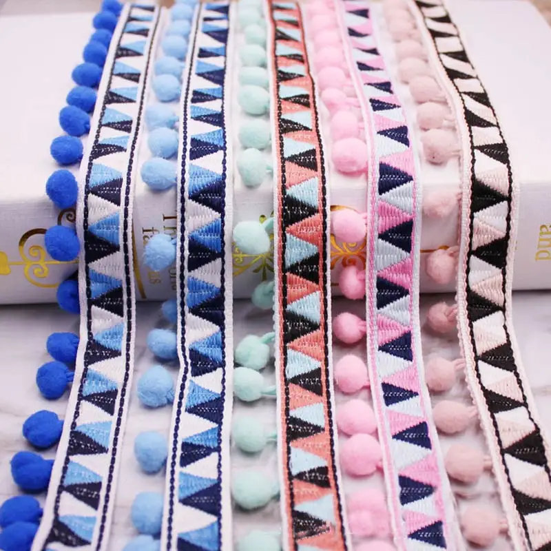 1-10Yards ปอมปอมลูกไม้ประดับลู - Home Ec Textiles บทวิจารณ์และราคา
