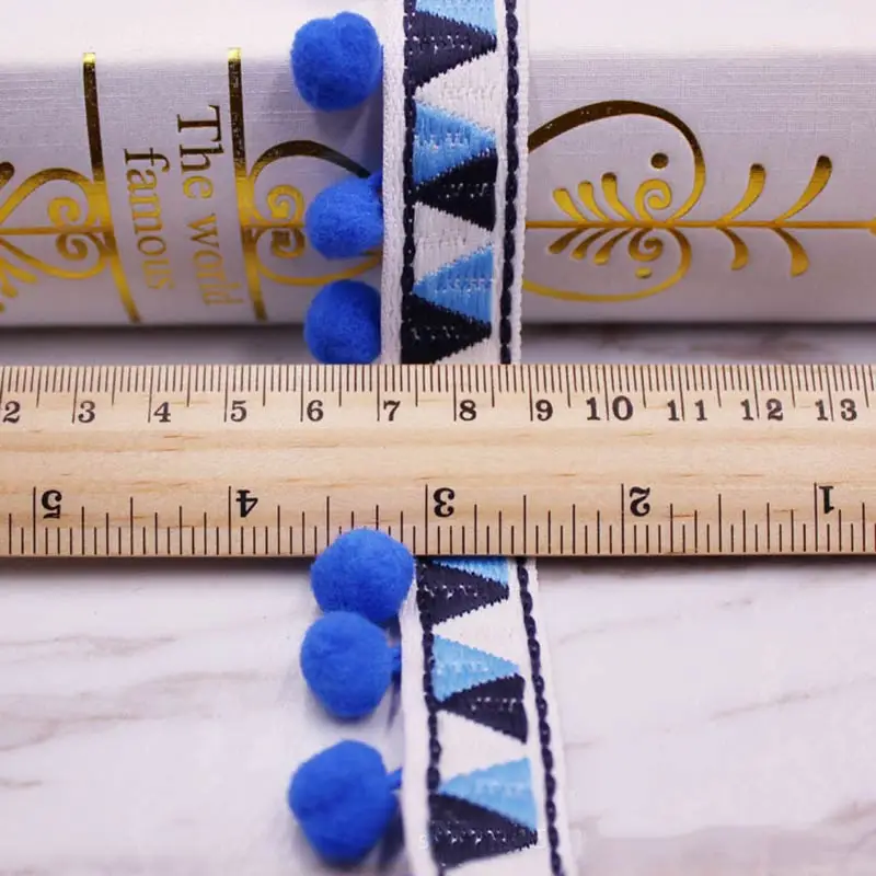 1-10Yards ปอมปอมลูกไม้ประดับลู - Home Ec Textiles บทวิจารณ์และราคา
