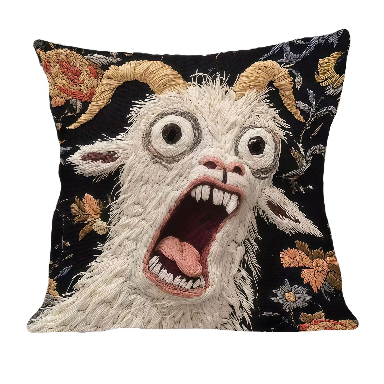 ปลอกหมอนลายแพะกรีดร้อง ขนาด 45 - Pillow Cover 20X20 บทวิจารณ์และราคา