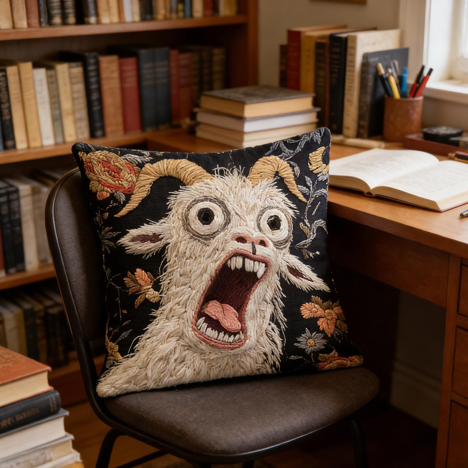 ปลอกหมอนลายแพะกรีดร้อง ขนาด 45 - Pillow Cover 20X20 บทวิจารณ์และราคา