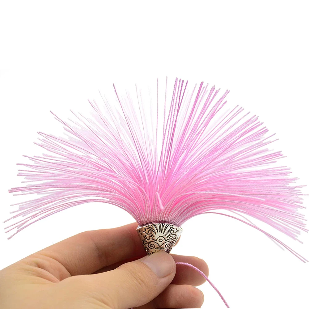 5/10Pcs Silky Handmade Tassels - Home Ec Textiles บทวิจารณ์และราคา